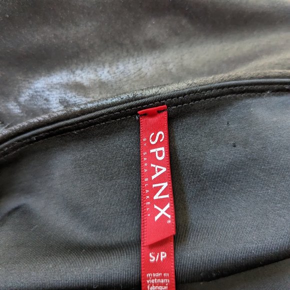 Spanx Black Faux Leather Leggings - Picture 15 of 16
